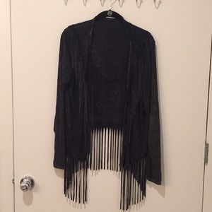 Fringe cardigan